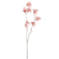 Ptmd kunsttak feather champagnekleurig roze 82 cm | 12 stuks