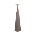 Ptmd kaarsenhouder cinder grijs m 70 cm | 2 stuks
