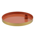 Daan kromhout kandelaar rond marrakech oranje 22 cm | 6 stuks