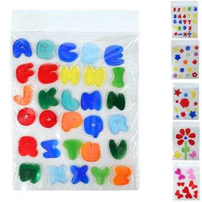 Raamstickers 28 cm 6 assorti | 36 stuks