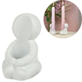 Kaarsenhouder hug wit 8 cm | 36 stuks