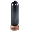Ptmd vaas fleure grijs 34 cm | 4 stuks