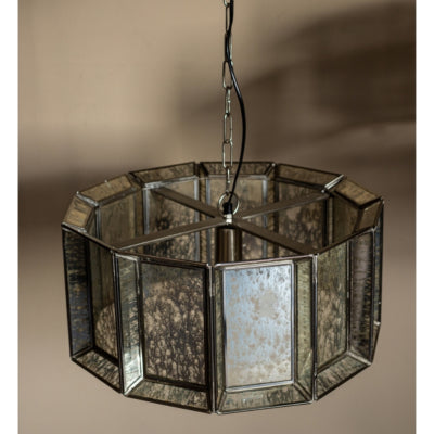 Ptmd hanglamp cenna antique messingkleurig 46 cm | 2 stuks