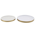 Daan kromhout dienblad marrakech wit 26 cm set van 2 | 6 stuks