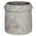 Ptmd bloempot nimma xl cement grijs 40 cm | 2 stuks
