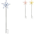 (r) tuinprikker solar spinner led metaal 130 cm 3 assorti | 3 stuks