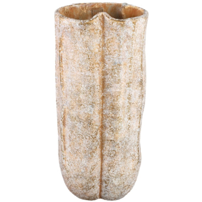 Ptmd bloempot roddie hoog créme 55 cm | 2 stuks