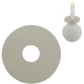 Stjernsund kaarsenring loua grijs glans 9 cm | 24 stuks