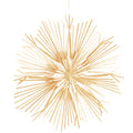 Hanger snowflake riet naturel 23 cm | 12 stuks