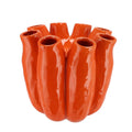 Daan kromhout vaas luna tube oranje 19 cm | 2 stuks