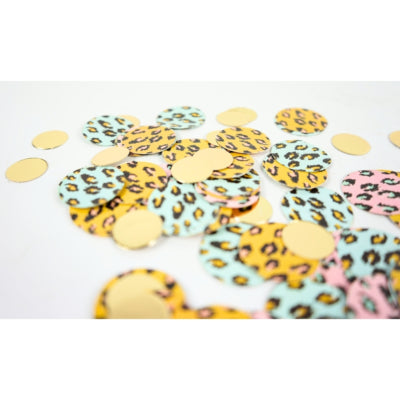 Confetti funky leopard 20 gram | 48 stuks