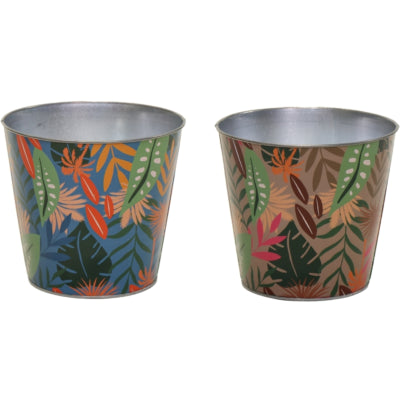 Bloempot bob jungle xl 17 cm 2 assorti | 12 stuks