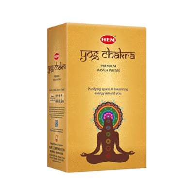Hem wierookstokjes yog chakra 8 stuks | 36 stuks