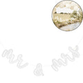 Ginger ray letterslinger mr mrs acryl 2 m | 10 stuks