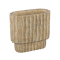 Ptmd bloempot mitty ovaal m bruin 30 cm | 2 stuks