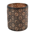 Countryfield theelichthouder hailey m zwart 10 cm | 24 stuks