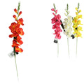 Kunstbloem gladiool 79 cm 4 assorti | 24 stuks