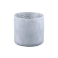 Ptmd windlicht kamea s grijs 10 cm | 6 stuks