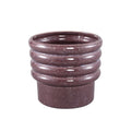 Ptmd bloempot melisa keramiek xs paars 11 cm | 12 stuks