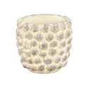 Ptmd bloempot ruis l crème 19 cm | 8 stuks