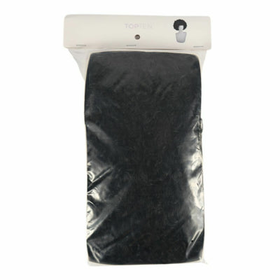 Pruik krullen zwart one size | 10 stuks