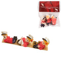 Decoratie mini matroos polyresin 4 cm 3 stuks | 48 stuks