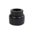 Theelichthouder mason mangohout zwart 7 cm | 24 stuks