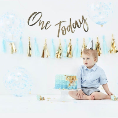 Ginger ray taart smash kit baby blauw set van 8 | 10 stuks