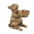 Ptmd theelichthouder miro muis goudkleurig 13,5 cm | 6 stuks