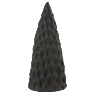 Countryfield beeld kerstboom celine l zwart 16 cm | 8 stuks
