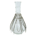 Ptmd vaas met ketting elif transparant 25 cm | 4 stuks