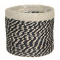 Mica mand bonaparte zwart 18 cm | 12 stuks