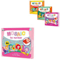 Craft universe mosaic op nummer foam 22 cm 4 assorti | 24 stuks