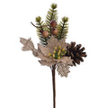 Decoratietak met dennenappel 16 cm | 48 stuks