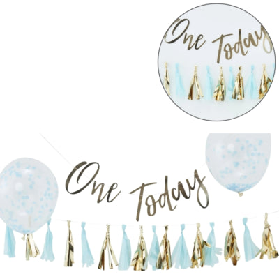 Ginger ray taart smash kit baby blauw set van 8 | 10 stuks