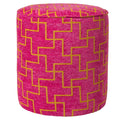 (r) poef roze 39 cm | 2 stuks