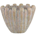 Ptmd bloempot minter l bruin 47 cm | 2 stuks