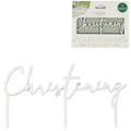 Ginger ray taart topper christening 16 cm | 20 stuks