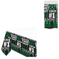 Amscan tafelkleed goal getter zwart groen 137 x 259 cm | 24 stuks