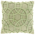Unique living kussen everon tea green 45 x 45 cm | 6 stuks