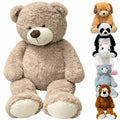 Knuffel xl pluche 90 cm 6 assorti | 12 stuks