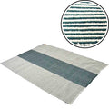 Lesli living esquina vloerkleed jade groen wit 140 x 200 cm | 4 stuks