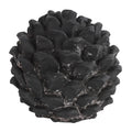Countryfield beeld dennenappel donato m zwart 14 cm | 8 stuks