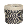 Mica mand bonaparte zwart 12 cm | 18 stuks