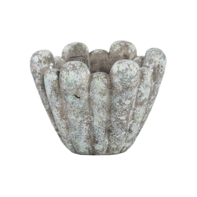 Ptmd bloempot minter s grijs 23,5 cm | 8 stuks