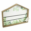 Kaarthouder huis green life 32 cm | 6 stuks