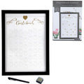 Gastenboek vingerafdruk met glitters en stift 45 cm | 6 stuks