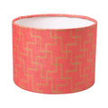 (r) lampenkap roze cilinder 21 x 15,5 cm | 8 stuks