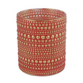 Countryfield theelichthouder nelle m rood 10 cm | 24 stuks