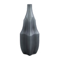 Ptmd vaas robbin grijs s 38 cm | 2 stuks